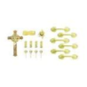 COFFIN BOX HANDLES GOLD-SILVER 6PCS SET H9003 [GIFT BOX]