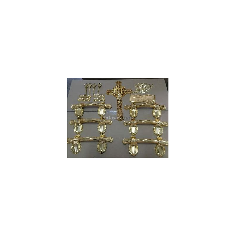 COFFIN BOX HANDLES GOLD-SILVER 6PCS SET H9004 [GIFT BOX]
