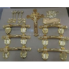 COFFIN BOX HANDLES GOLD-SILVER 6PCS SET H9004 [GIFT BOX]