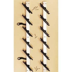 WIND-HHL LOUVRE FRAME 6 BLADE ALUMINIUM DOUBLE CLIP