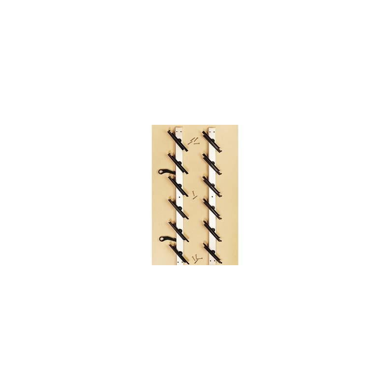 WIND-HHL LOUVRE FRAME 6 BLADE ALUMINIUM DOUBLE CLIP