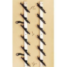 WIND-HHL LOUVRE FRAME 6 BLADE ALUMINIUM DOUBLE CLIP