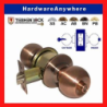 TIESHEN ENTRANCE BALL LOCKSET  A871SS [ROUND KNOB]