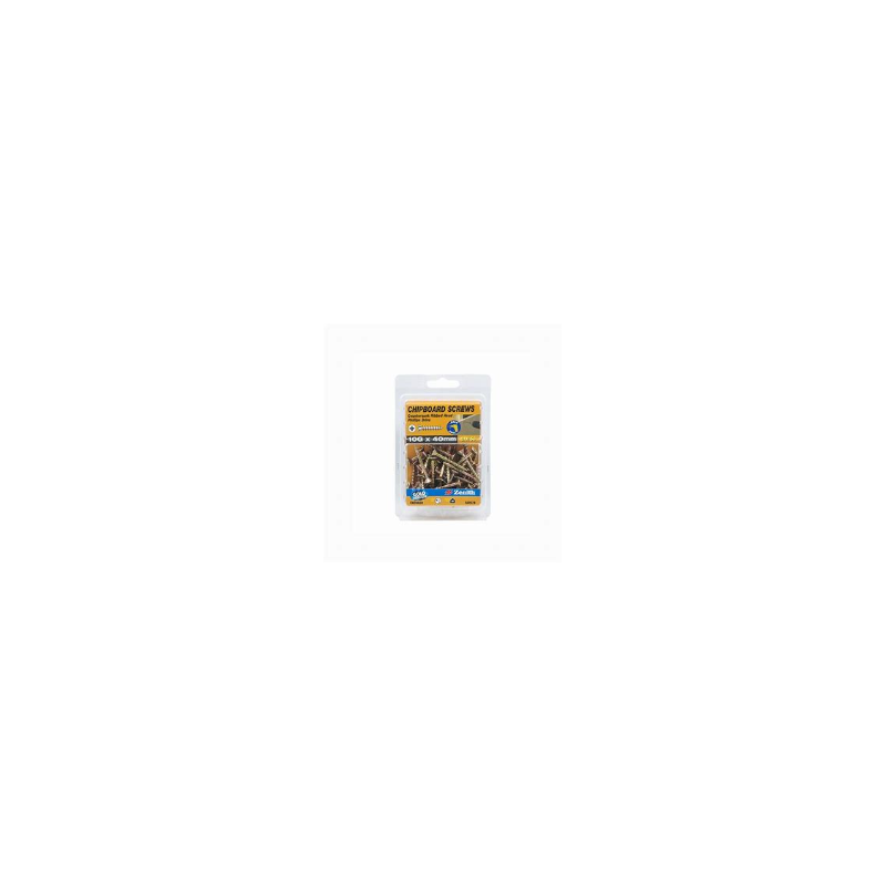 CHIPBOARD SCREW 10Gx40mmx50 PHL GOLD CBC6640 CHIPBOARD SCREW 10Gx40mmx50 PHL GOLD CBC6640