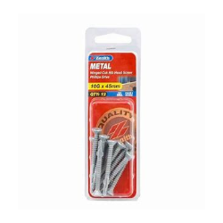 METAL SCREW 10-16Gx45mmx50 C|SUNK RIBBED W|WINGS CBK7645