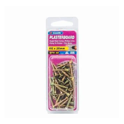 PLASTER SCREW 6-18Gx25mmx100 BUGL PHL HD GOLD CBE6225