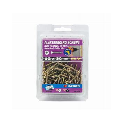 PLASTER SCREW 6-18Gx30mmx100 BUGL PHL HD GOLD CBE6230