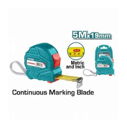TOTAL TAPE MEASURE STEEL 5M x 19MM
