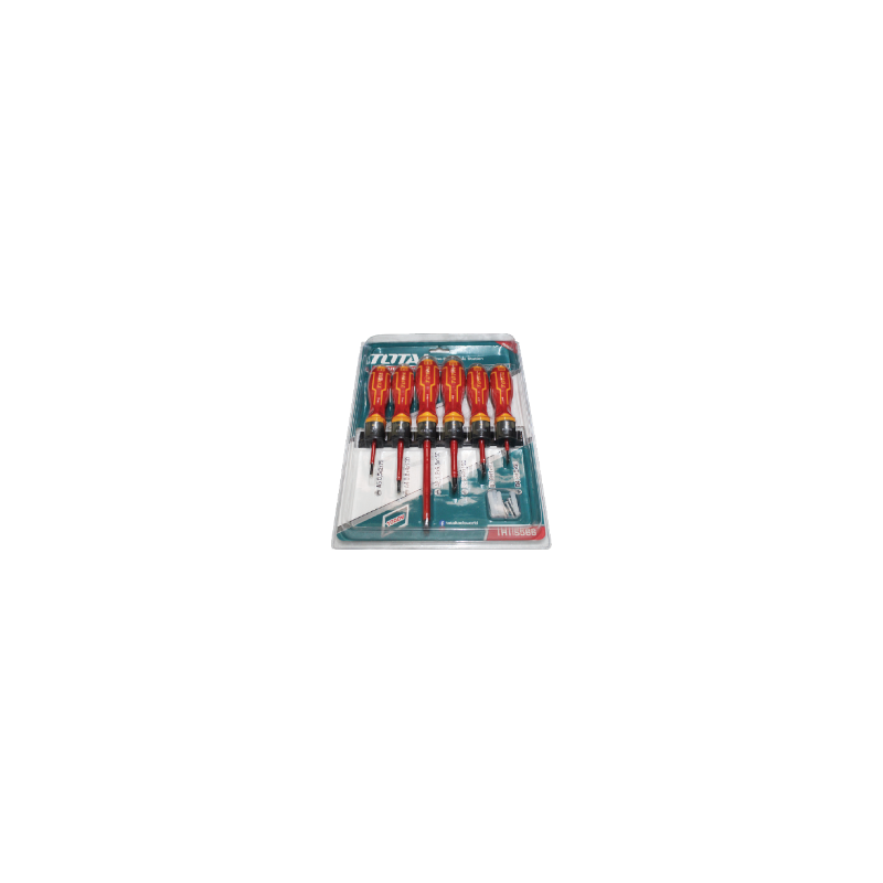 TOTAL INSULATED SCREWDRIVER SET 6PC TOTAL INSULATED SCREWDRIVER SET 6PC