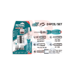 TOTAL SCREWDRIVER BITS SET 24PCS