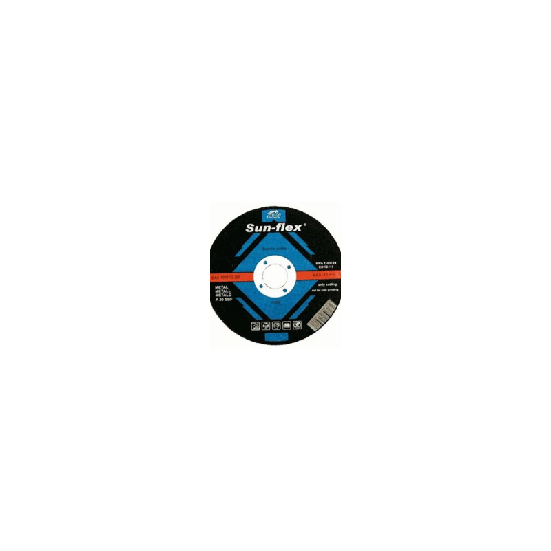 SUNFLEX CUTTING DISC METAL 230 x 3.0 x 22mm 11514