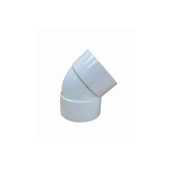 PVC WASTE PLAIN BEND 100mm 45 DEG 101.100.45-D00210045 45 DEG