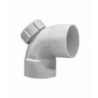 PVC WASTE INSPECTION BEND 100mm 90 DEG 101.100.88W