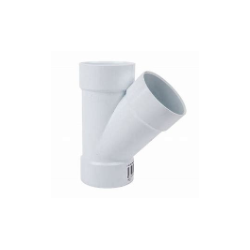 PVC WASTE PLAIN JUNCTION 50mm 45 DEG [Y] 104.50.45-D0245045