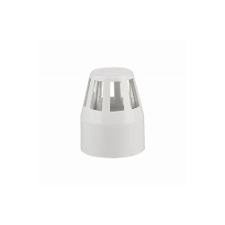 PVC WASTE VENT COWL 50mm 150.50.40- D07950