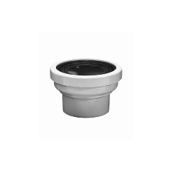 PVC WASTE PAN CONNECTOR 100mm FLEXIBLE PAN COLLAR 127D.100