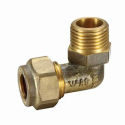 COMPRESSION ELBOW 15C x 15MI LUGGED [w- BACK PLATE] 4CE865 | 102128