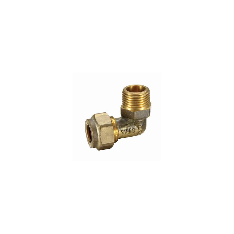 COMPRESSION ELBOW 15C x 15MI LUGGED [w- BACK PLATE] 4CE865 | 102128