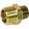 SCREWED BRASS NIPPLE 20 x 15mm HEX REDUCING 5NP220 | 102391