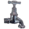 BH BIB COCK TAP PLAIN CHROME 15mm MI 7SC011C