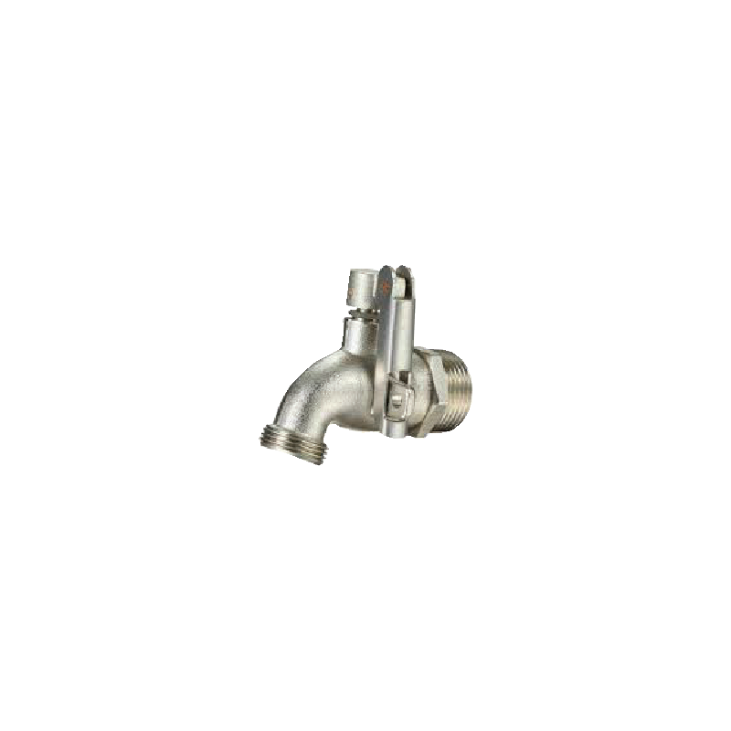 BIBCOCK TANK LOCKABLE TAP CP 15mm JOINT BRASS[SIDE LOCKABLE