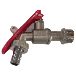 BIBCOCK LOCKABLE HOSE TAP 1-2 BRASS IRON BALL [FRONT LOCKABLE] LL2006