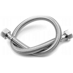 FLEXIBLE HOSE STAINLES STEEL 1-2x1-2 450mm 104G LL8002A-450MM