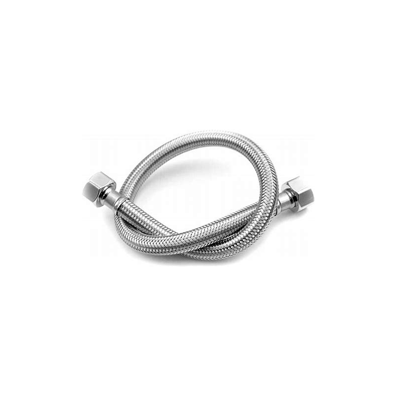 FLEXIBLE HOSE STAINLES STEEL 1-2x1-2 450mm 104G LL8002A-450MM