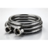 FLEXIBLE HOSE STAINLES STEEL 1-2x1-2 600mm 144G LL8002A-600MM