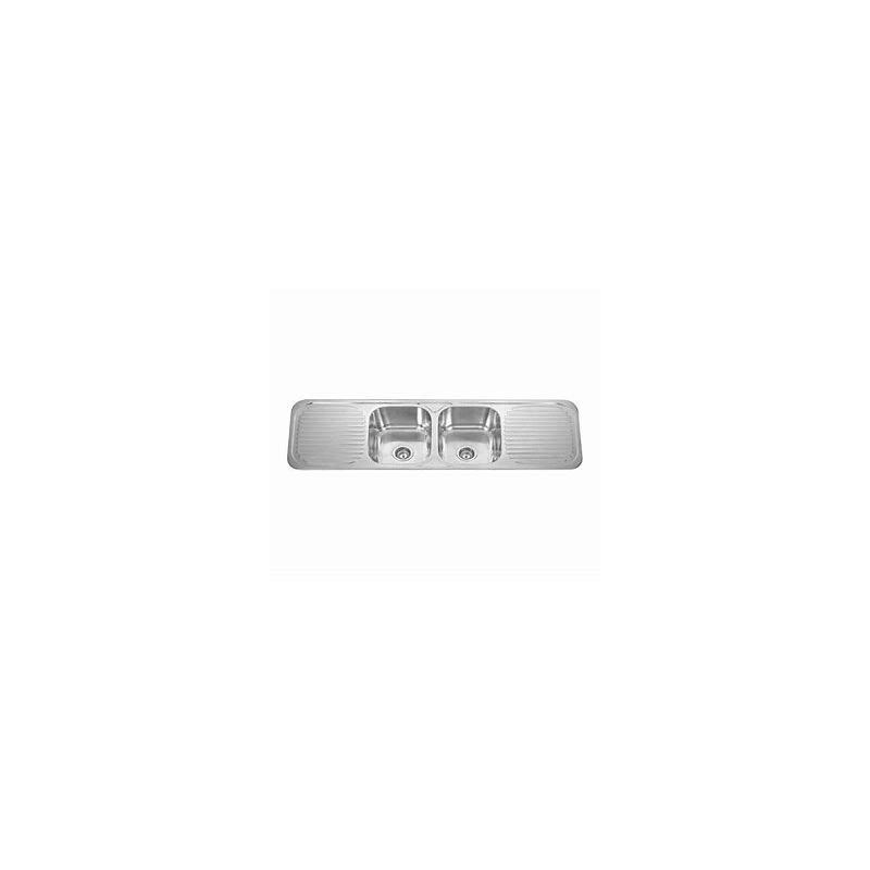 CROWN SINK DBL BOWL 1500 x 500mm