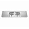 CROWN SINK DBL BOWL 1500 x 500mm