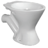 STANDARD TOILET PAN P TRAP WHITE