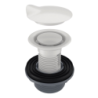 CAROMA PLUG & WASTE 32-40mm 323025W - EX55863