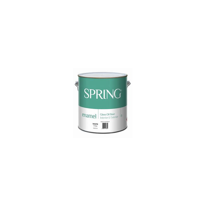 DULUX SPRING GLOSS ENAMEL WHITE 4L DULUX SPRING GLOSS ENAMEL WHITE 4L