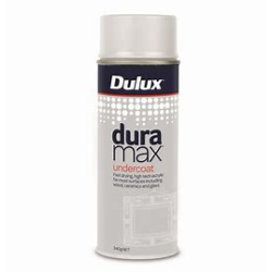 DULUX DURAMAX GLOSS VIVID WHITE SPRAY PAINT 340g