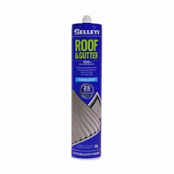 SELLEYS ROOF & GUTTER 310g CLEAR SEALANT CARTRIDGE