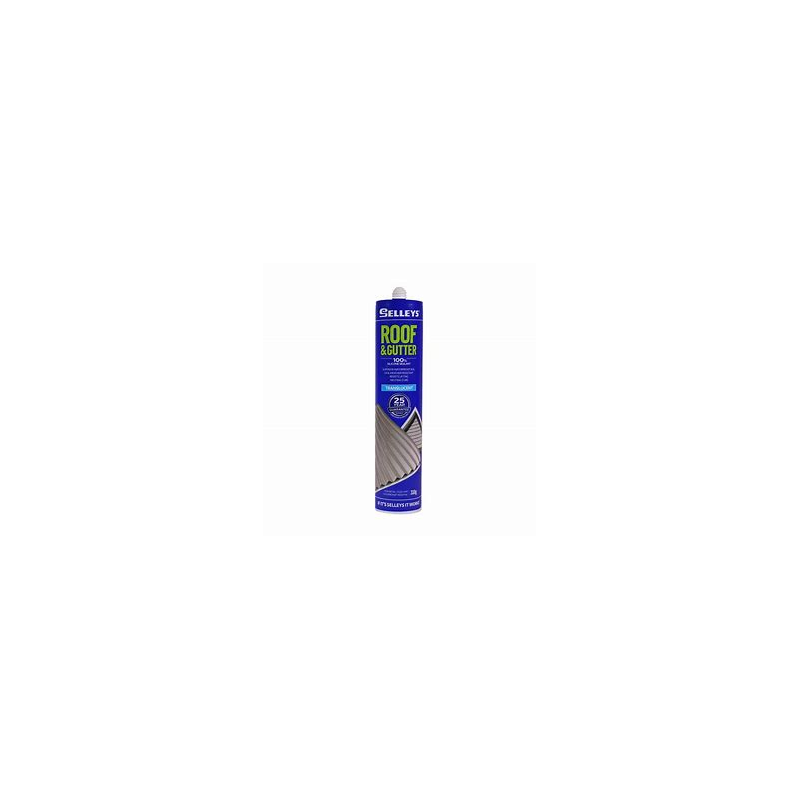 SELLEYS ROOF & GUTTER 310g CLEAR SEALANT CARTRIDGE SELLEYS ROOF & GUTTER 310g CLEAR SEALANT CARTRIDGE