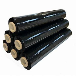 STRETCH WRAP BLACK 500mm x 17u 300M ROLL