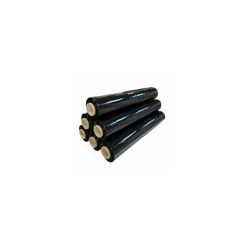 STRETCH WRAP BLACK 500mm x 17u 300M ROLL