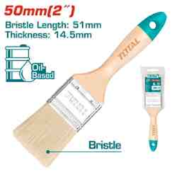 TOTAL PAINT BRUSH 2 PURE BRISTLE THT84022
