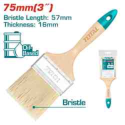 TOTAL PAINT BRUSH 3 PURE BRISTLE THT84032