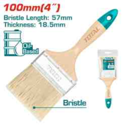 TOTAL PAINT BRUSH 4 PURE BRISTLE THT84042