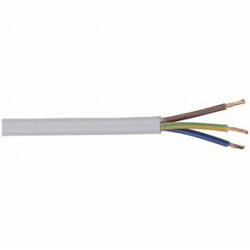 CABLE THREE CORE GREY 1.0mm2 FLEXIBLE DC933OD