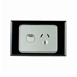 OZLEC SINGLE GPO 10AMPS