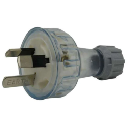 OZLEC MALE 3 PIN PLUG 10A PP-4000
