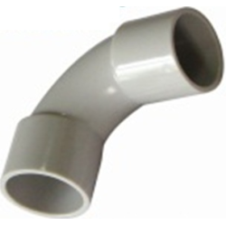 TRIPAC SOLID  ELBOW 20mm GREY EL20