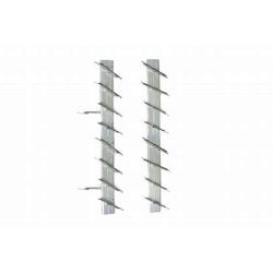 TIGER LOUVRE FRAME 8 BLADE GALVANISED DOUBLE CLIP