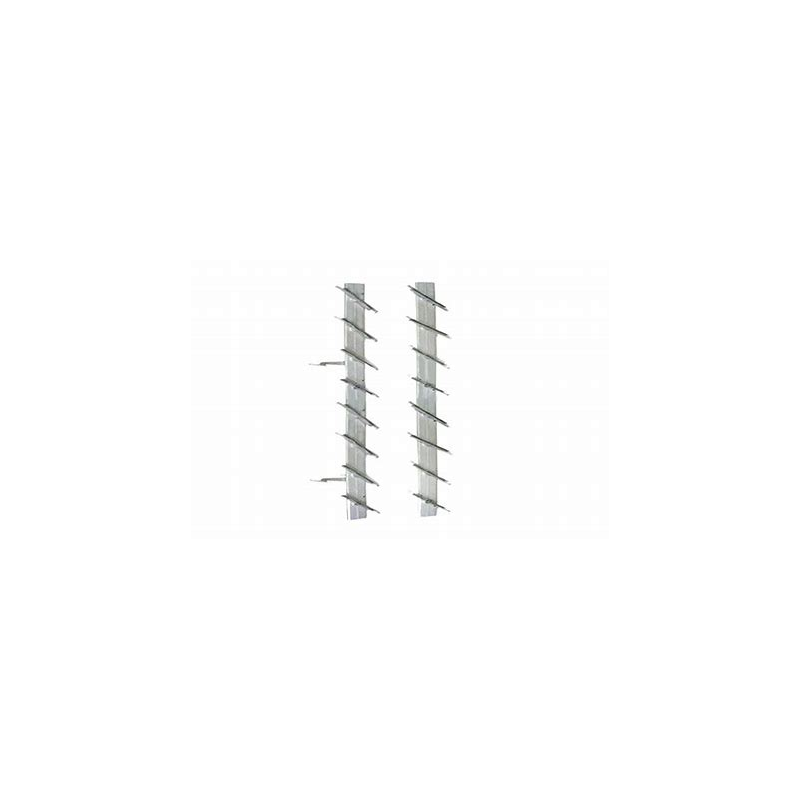 TIGER LOUVRE FRAME 8 BLADE GALVANISED DOUBLE CLIP