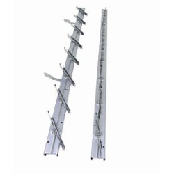 TIGER LOUVRE FRAME 10 BLADE GALVANISED DOUBLE CLIP