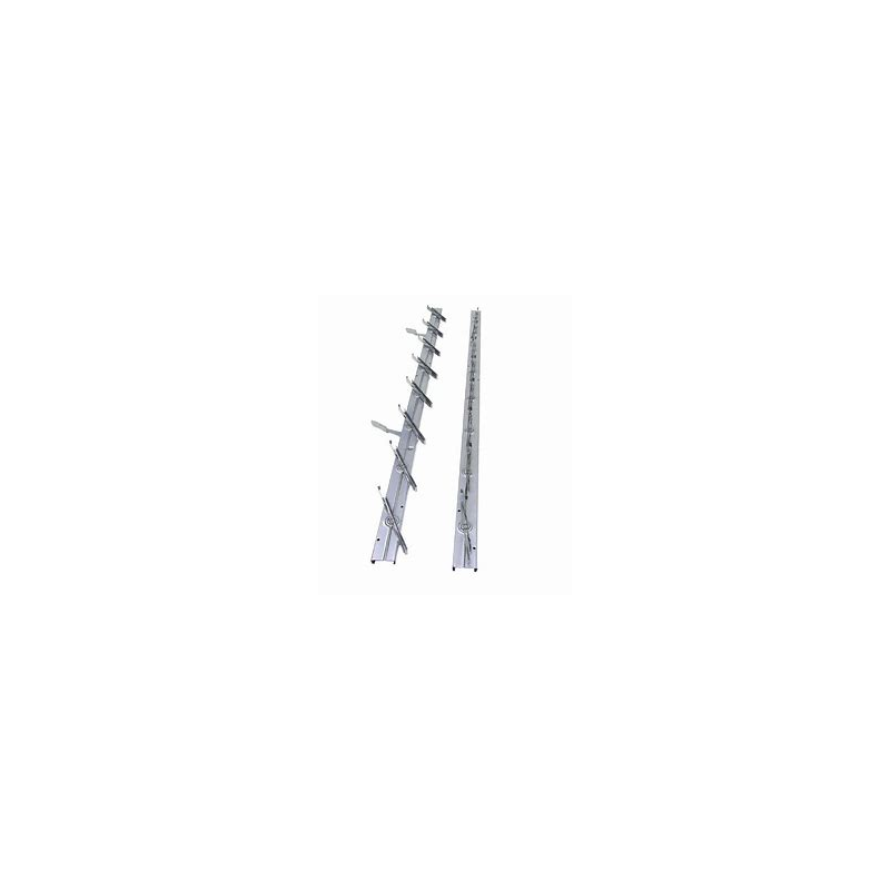 TIGER LOUVRE FRAME 10 BLADE GALVANISED DOUBLE CLIP